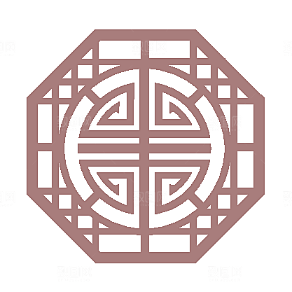 中式窗格图案素材