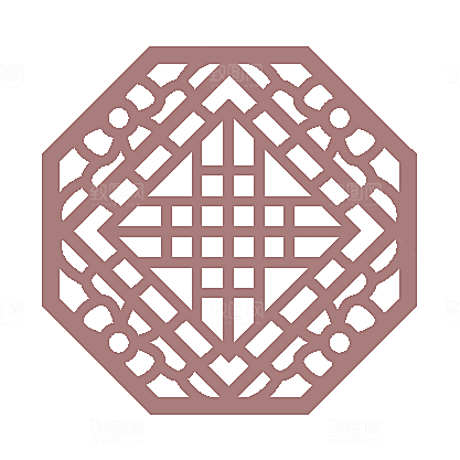 中式窗格图案素材
