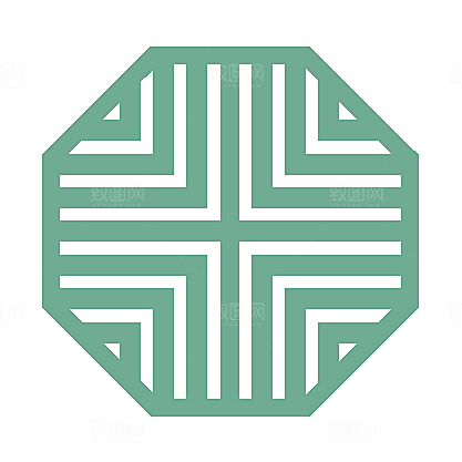 中式窗格图案素材