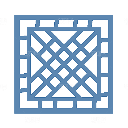 中式窗格图案素材