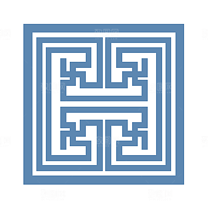 中式窗格图案素材