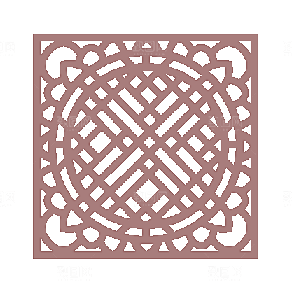 中式窗格图案素材