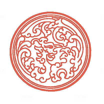 中式窗格图案素材