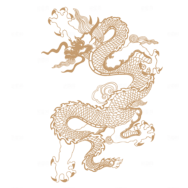 中式龙凤图案素材