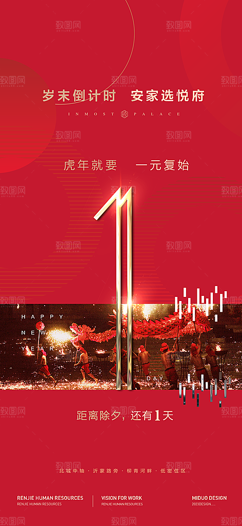 地产价值点系列单图海报