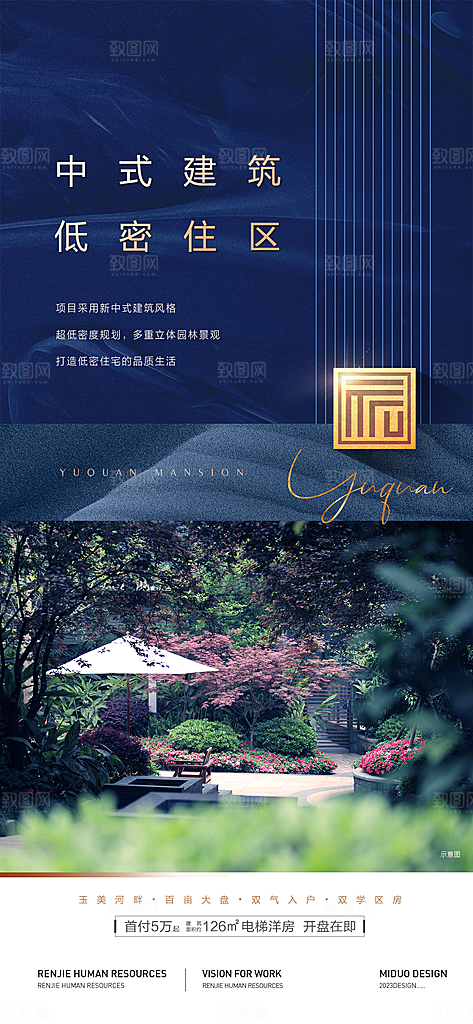 地产价值点系列单图海报