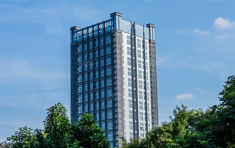 生活居住小区住宅楼