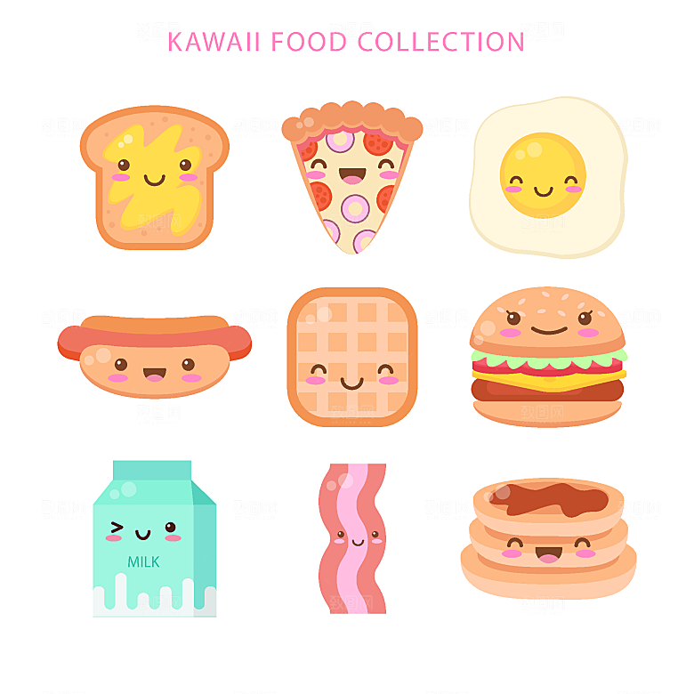 卡通寿司插画素材