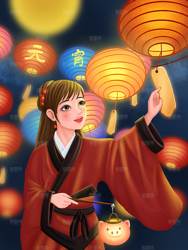 元宵节推广宣传海报
