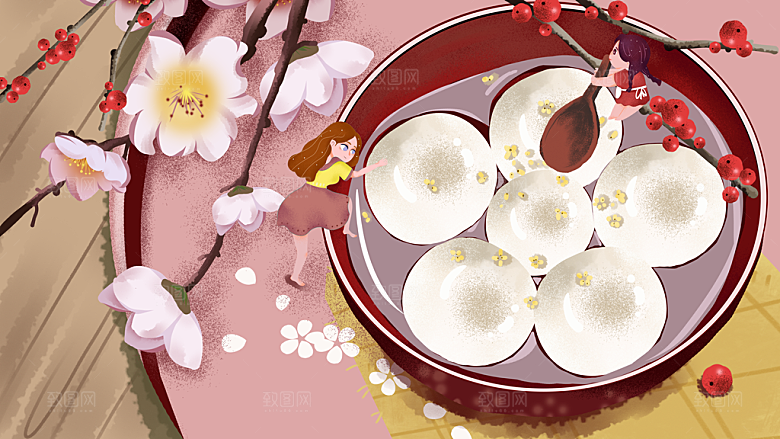 元宵节推广宣传展板