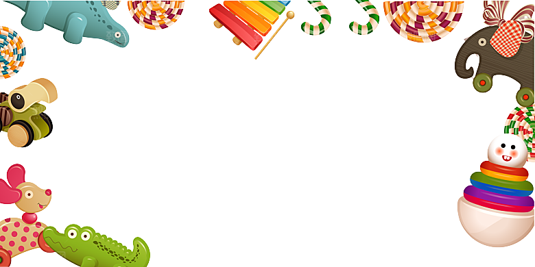 可爱卡通免抠边框