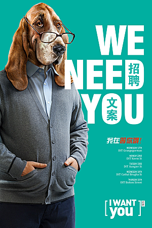 招聘招人宣传海报