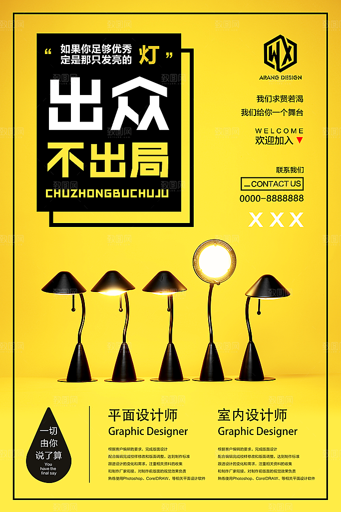 招聘招人宣传海报