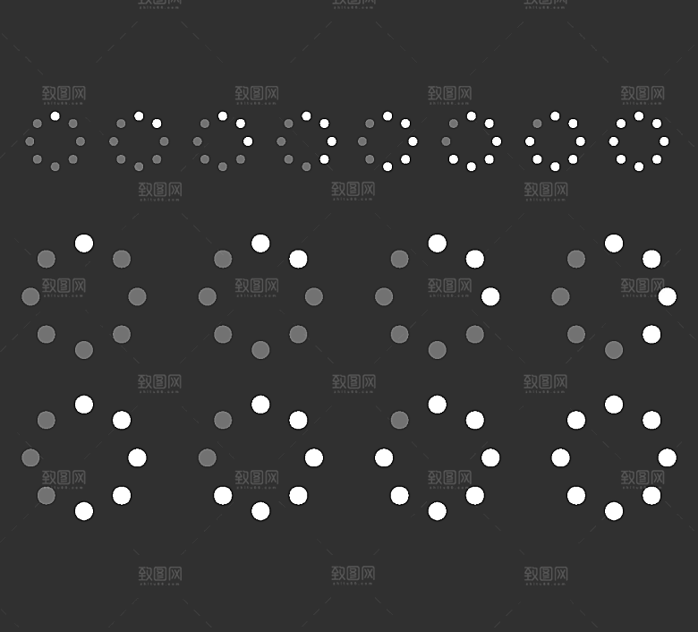 载入动画款式矢量元素