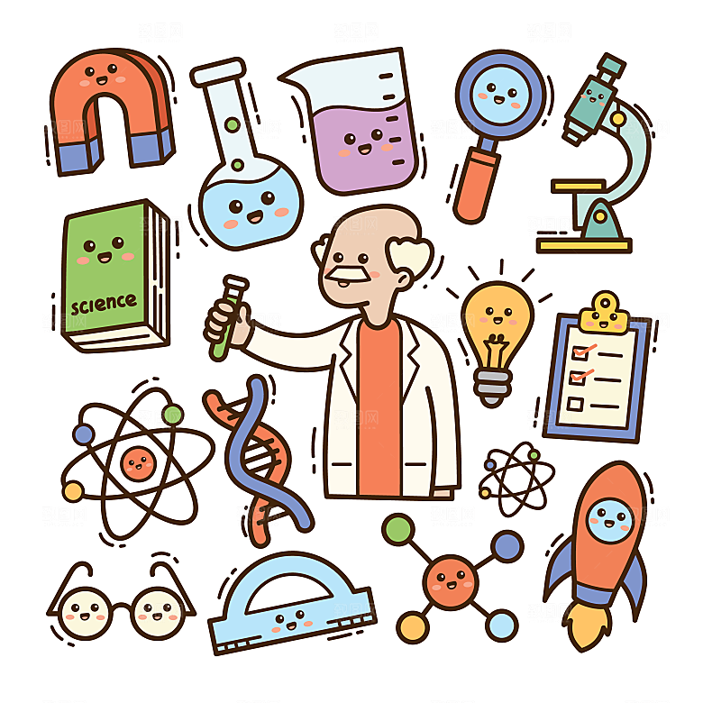 科学家实验化学设计元素