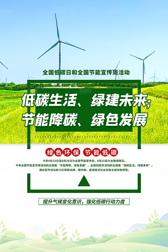 全国低碳日环保展板