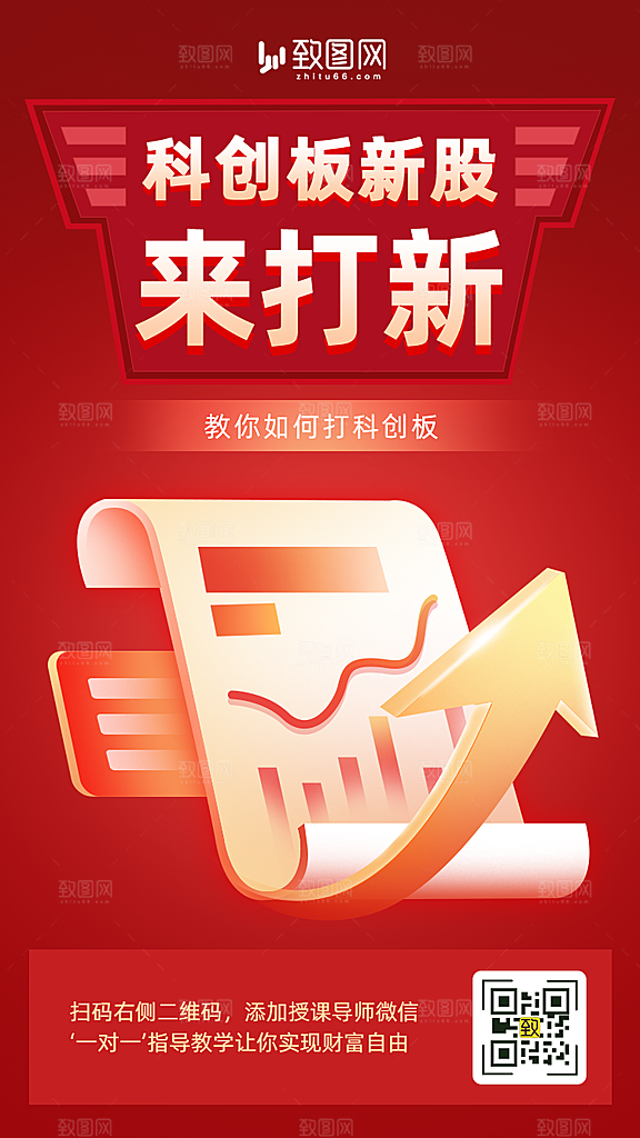 金融理财股票基金海报