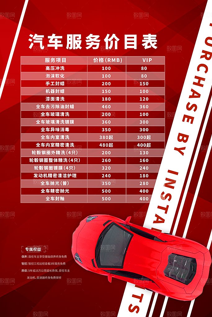 汽车维修海报图片