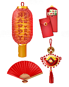 新年春节节日矢量元素