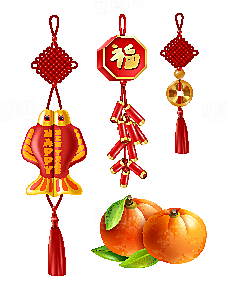 新年春节节日矢量元素