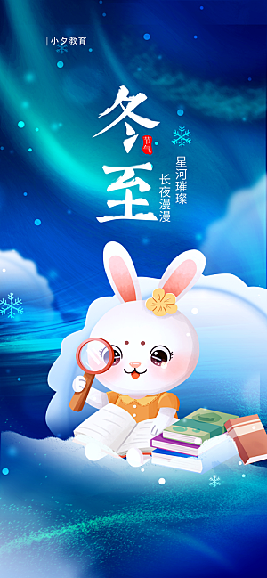 中国传统文化节日冬至吃饺子节气插画海报
