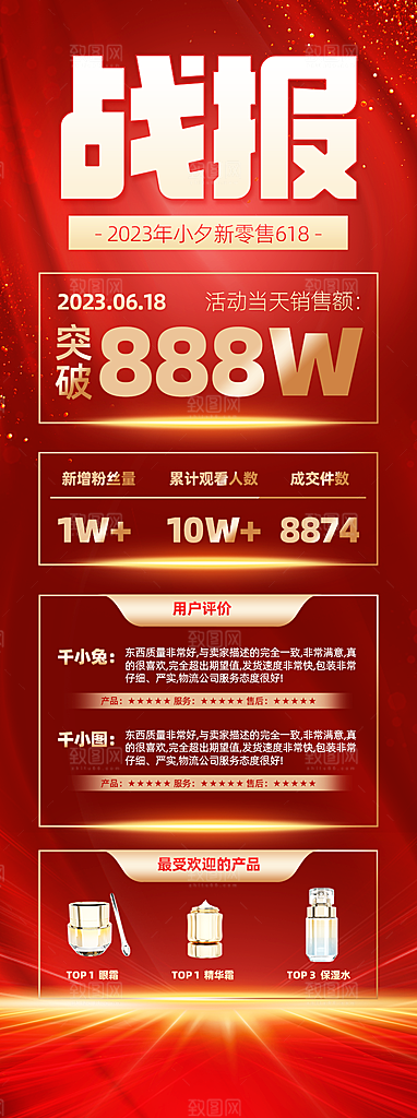 618电商活动海报