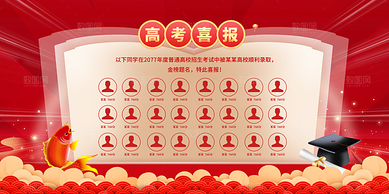 高考金榜题名图片