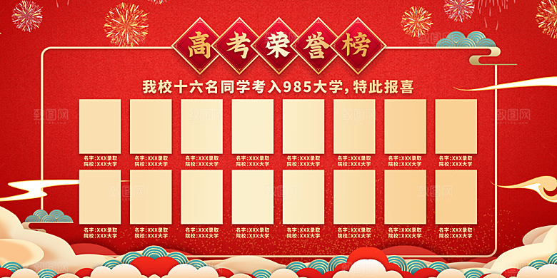 高考金榜题名图片