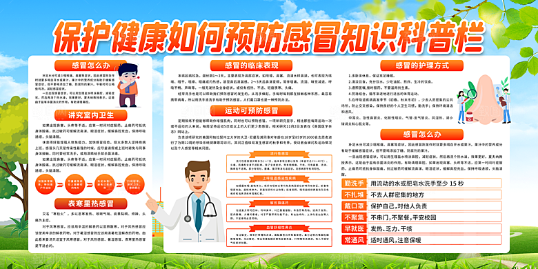 医疗健康感冒图片