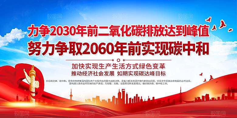 环保碳中和生活图片