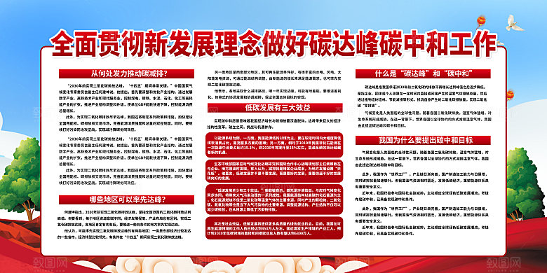 环保碳中和生活图片