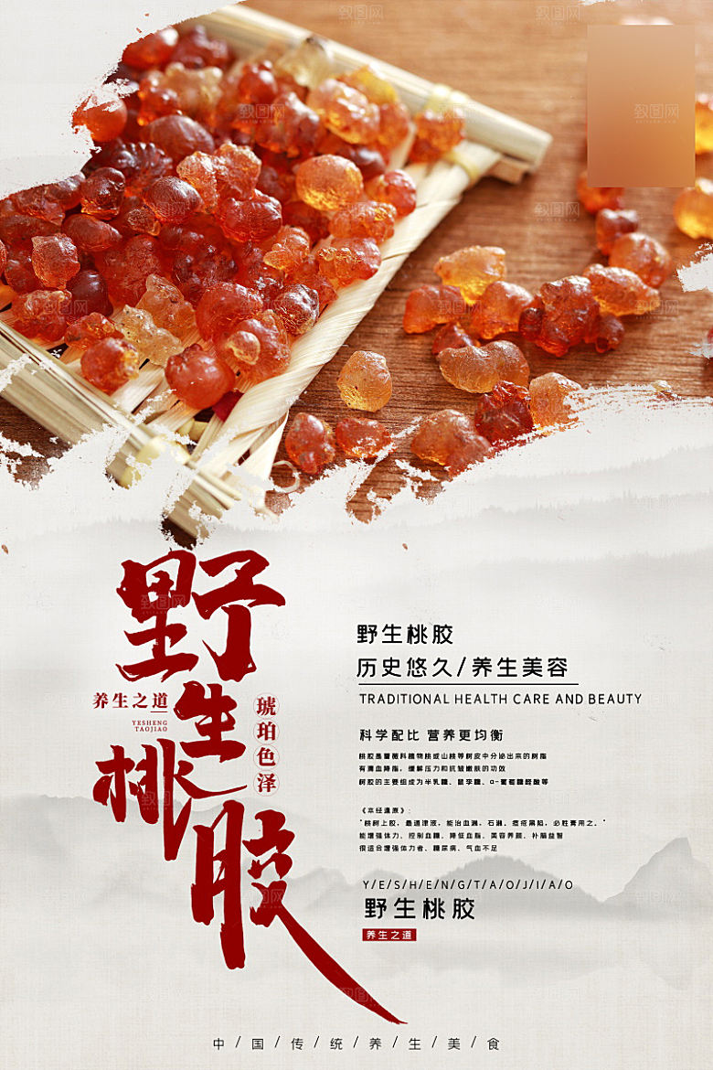 美味美食介绍海报