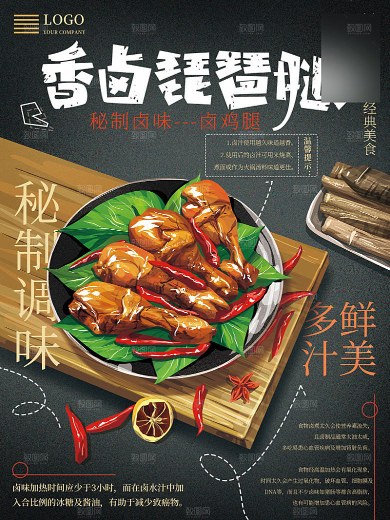 美味美食烧烤介绍海报
