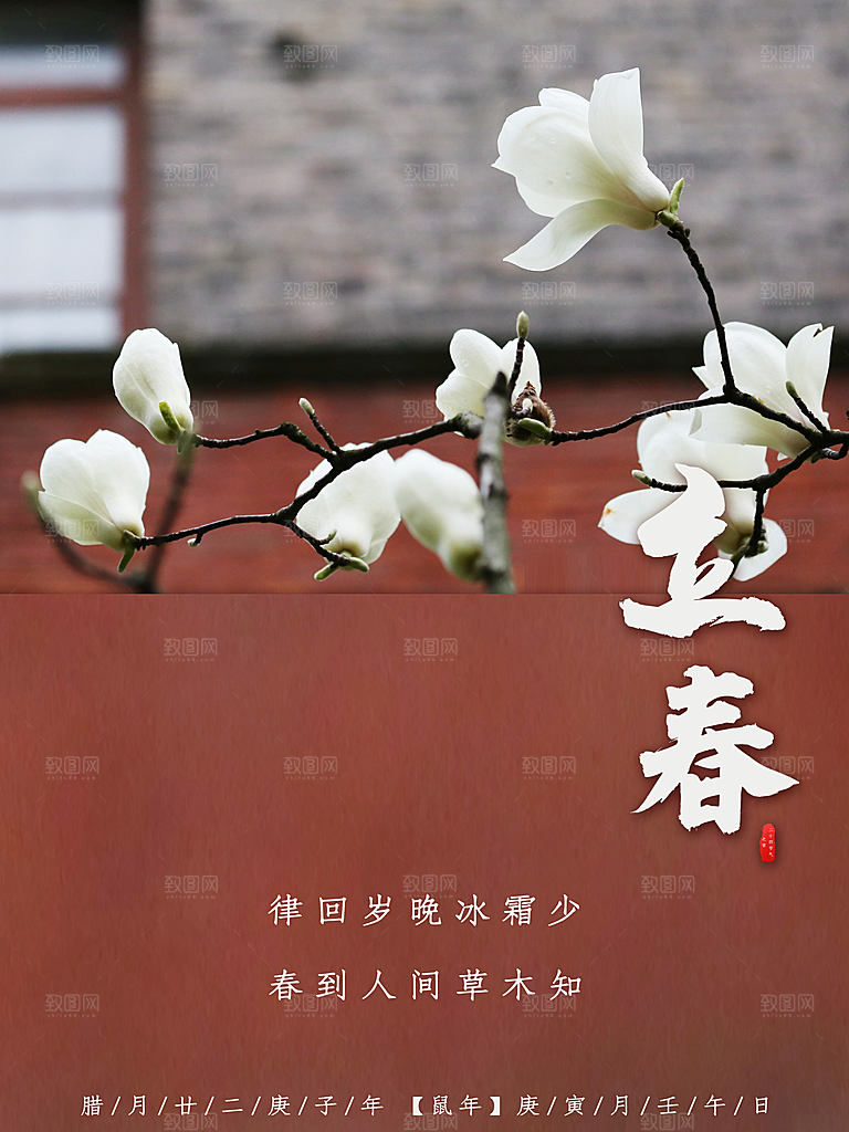 立春节气推广宣传海报
