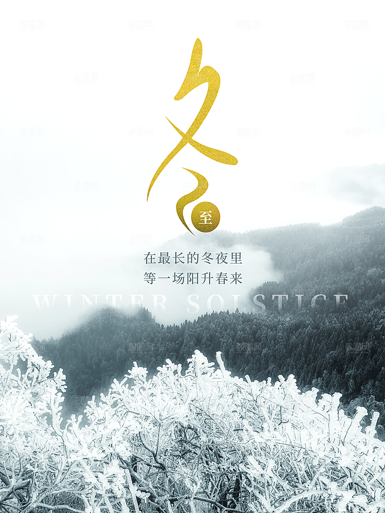 中国传统文化节气冬至雪花饺子汤圆