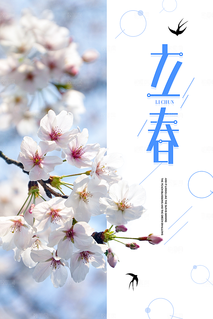 立春节气推广宣传海报