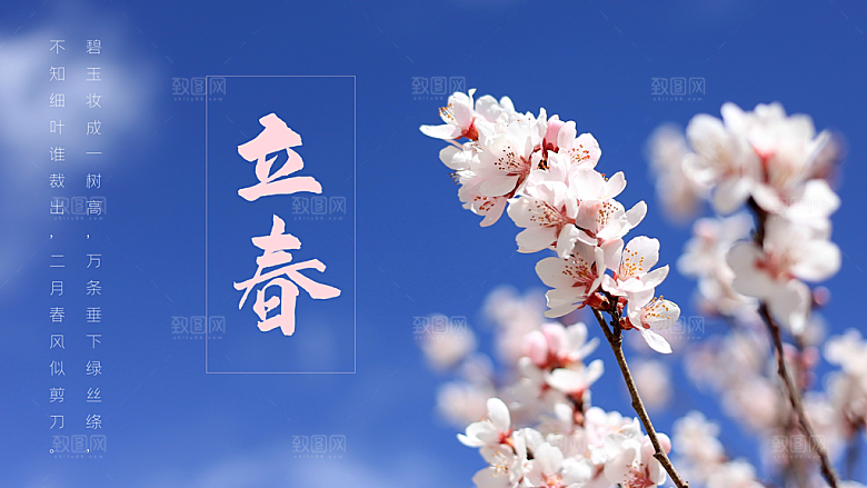 立春节气推广宣传展板