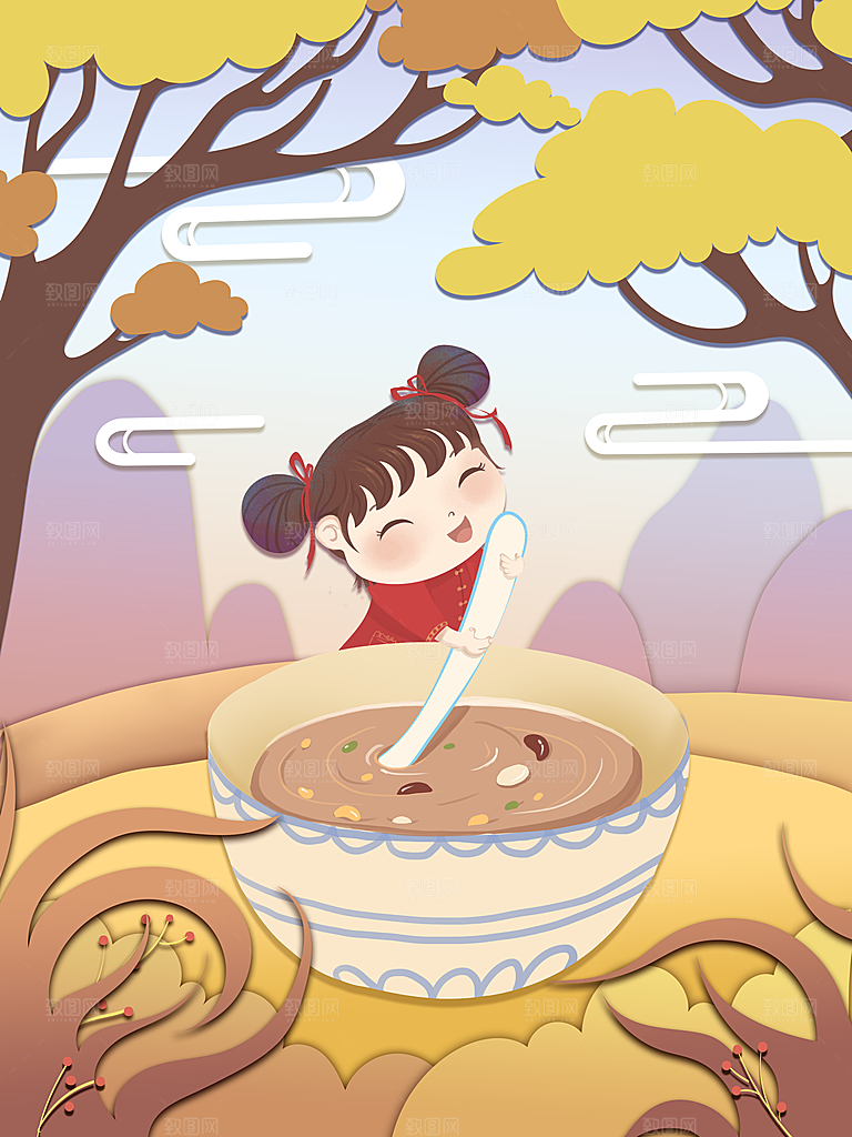 腊八节日推广宣传海报