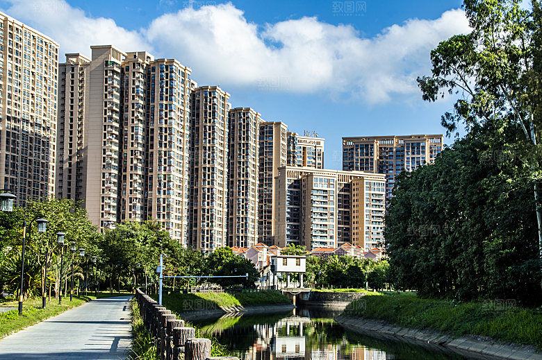 生活小区住宅楼高层建筑