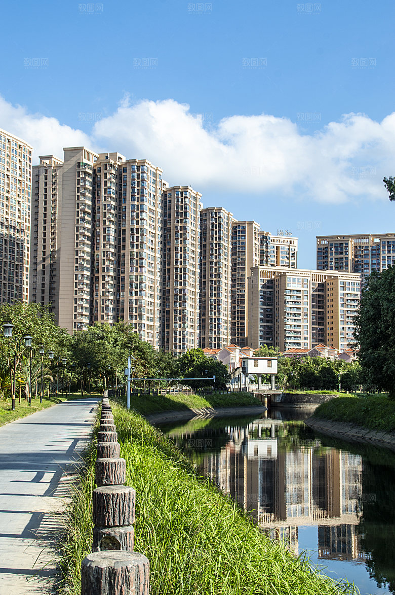 生活小区住宅楼高层建筑
