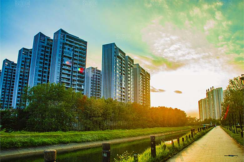 生活小区住宅楼建筑