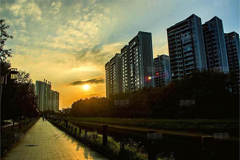 生活小区住宅楼建筑