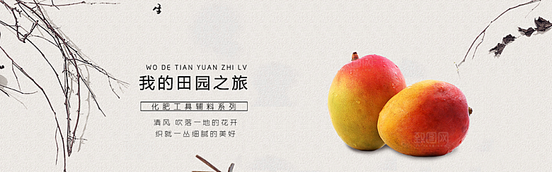 电商生鲜水果横幅海报BANNER