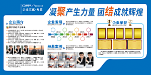 企业文化海报文化墙图片