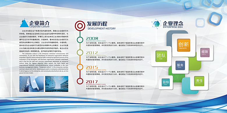 企业文化海报文化墙图片