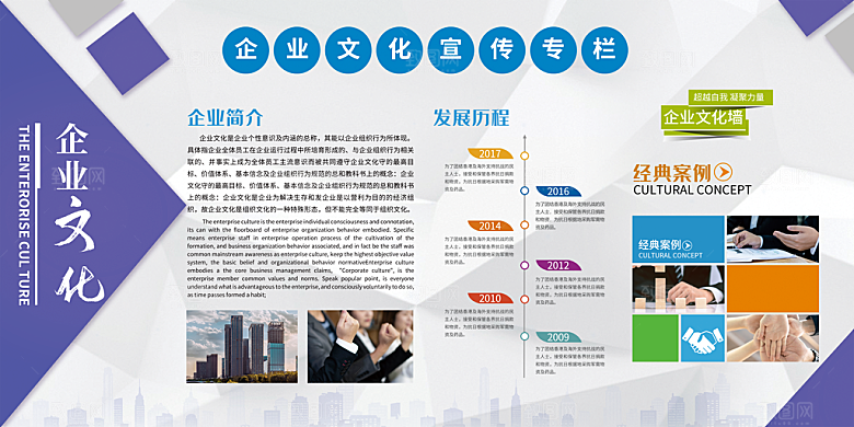 企业文化海报文化墙图片