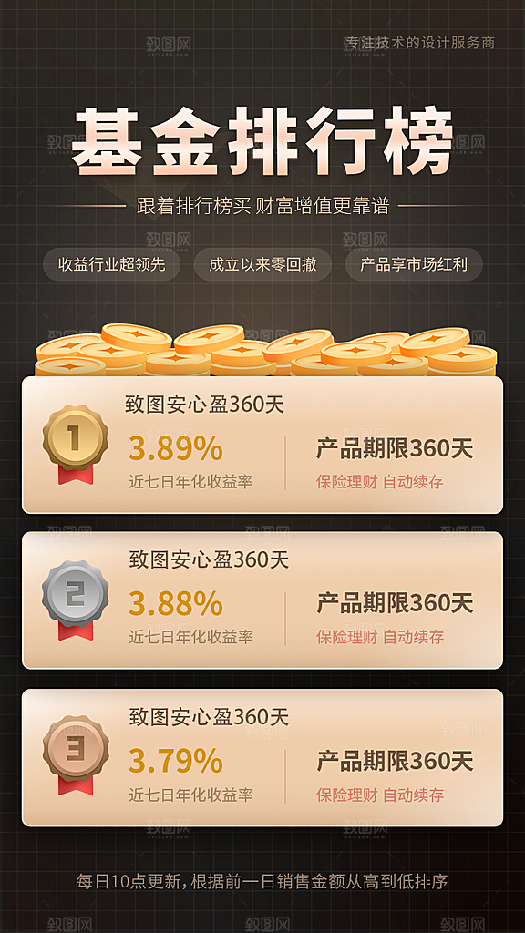金融财富基金股票海报