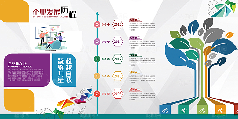 企业文化海报展板