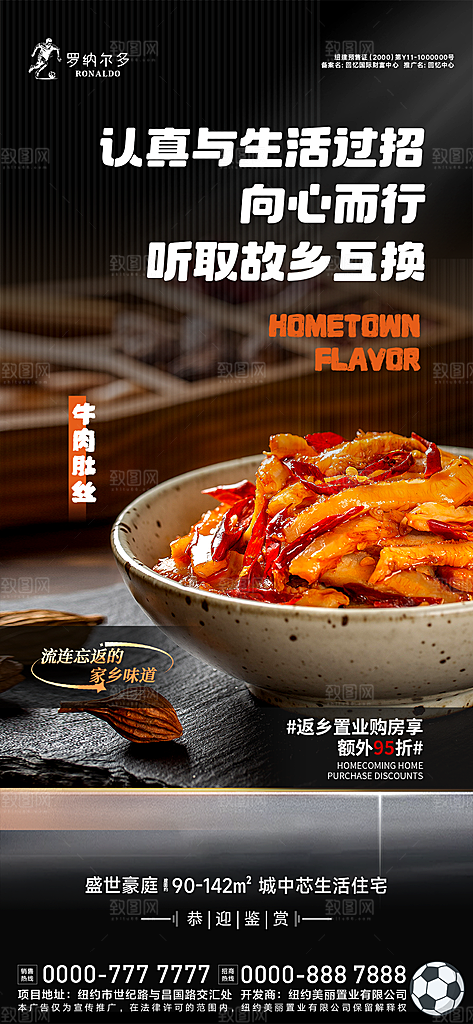 房地产返乡置业系列海报