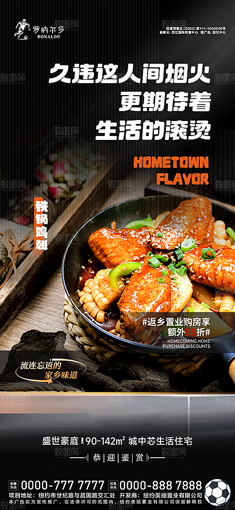 房地产返乡置业系列海报